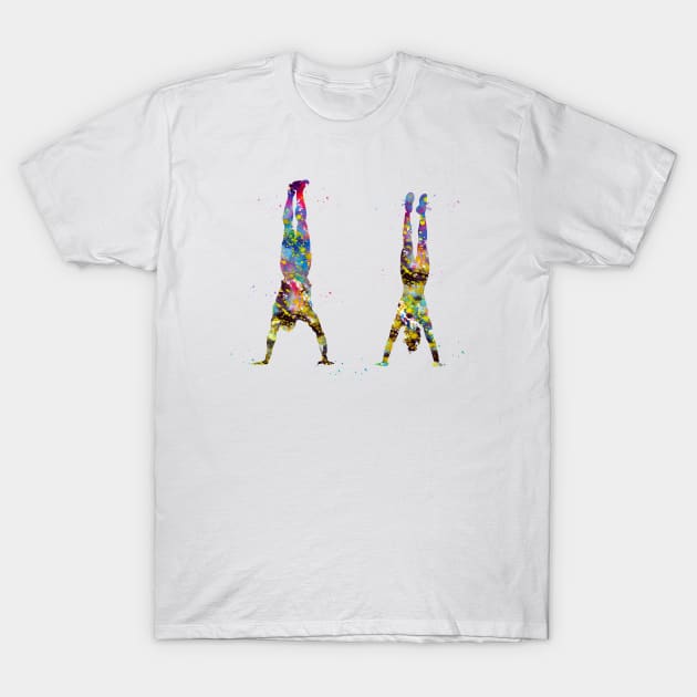 Handstand T-Shirt by erzebeth